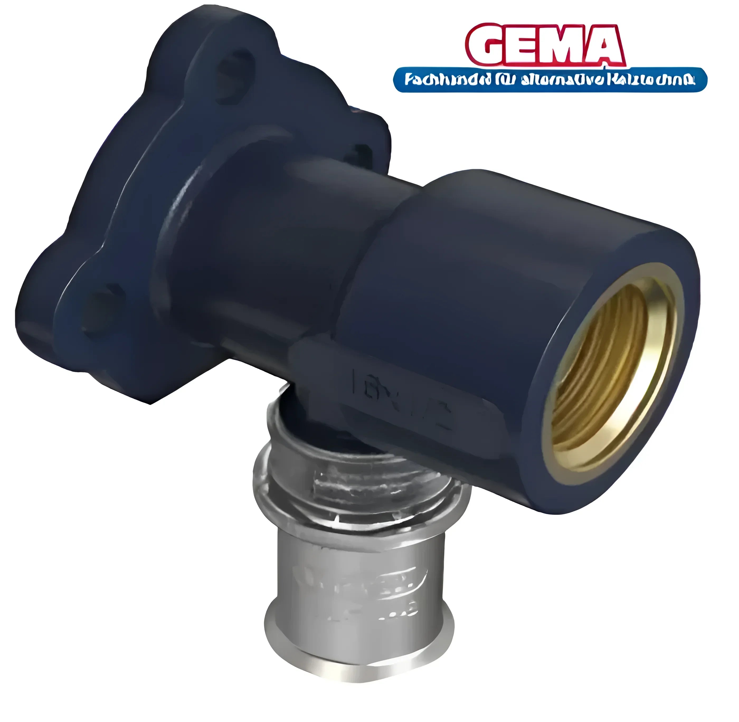 Plumbing fitting mit Flansch und Gewindenauslass für Wavin Wandscheibe aus PPSU
