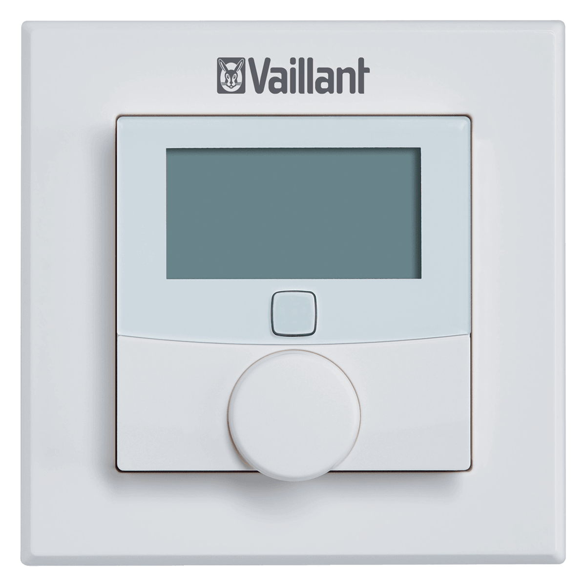 Weißer digitaler Thermostat für Einzelraumregelung ambiSENSE mit aufeinander abgestimmten Komponenten für sicheren Betrieb