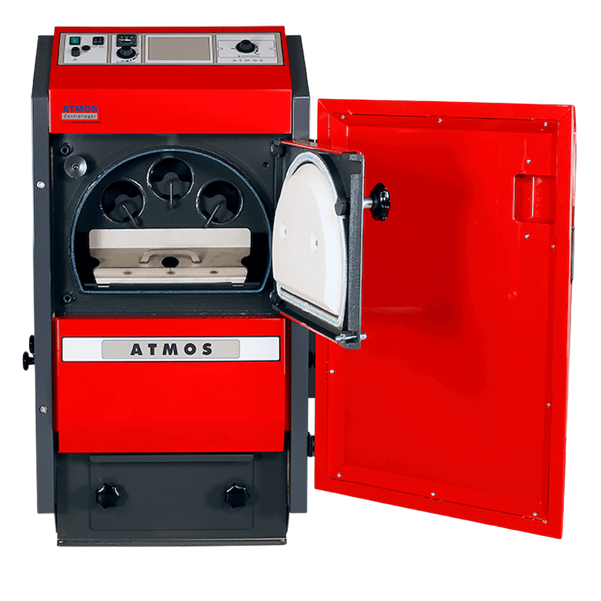 Pelletkessel Atmos P14 🔥 mit Scheitholzfunktion, für effiziente Heizlösungen und Fördermöglichkeiten. 💨