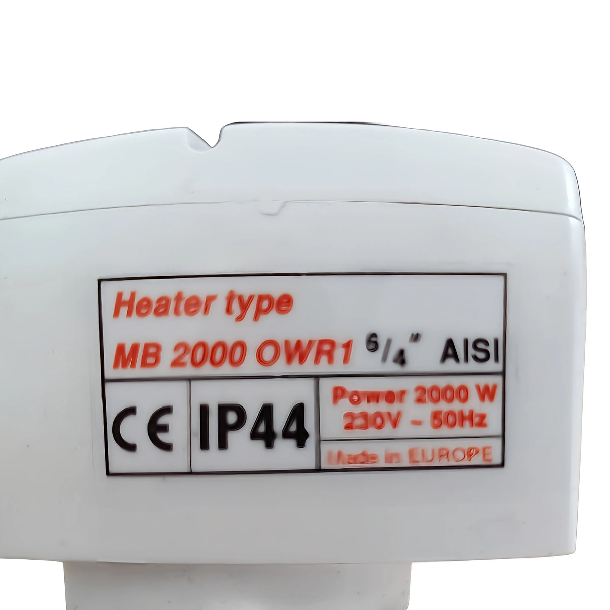 Elektrinis šildymo elementas geriamojo ir buitinio vandens kaupimui 2 kW/230 V