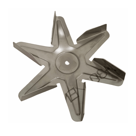 Lüfterrad für Holzvergaserkessel Attack DP und DPX.