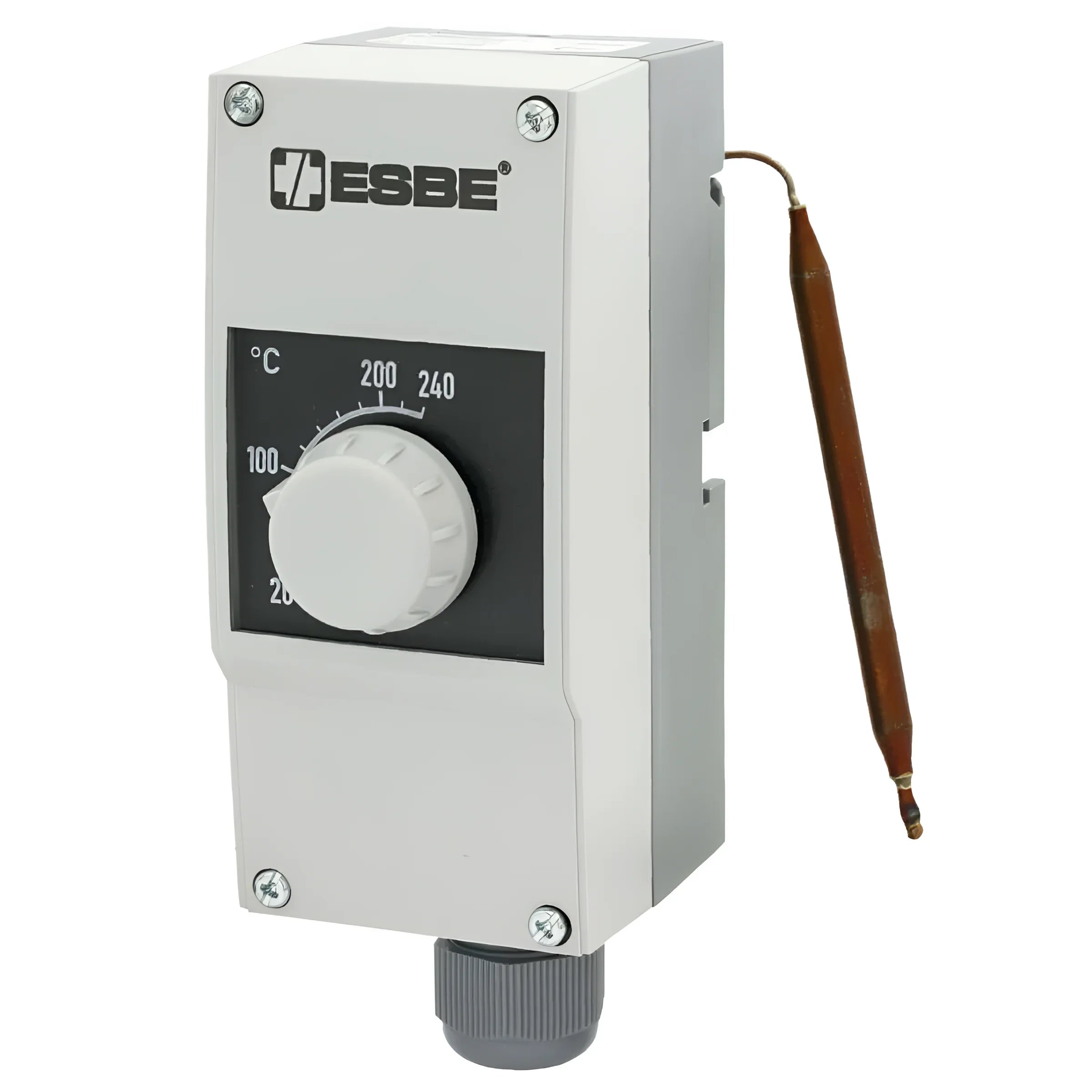 Bild eines Adjustable Temperature Control Unit mit Sensor für präzise Temperaturregelung, ESBE CTF151