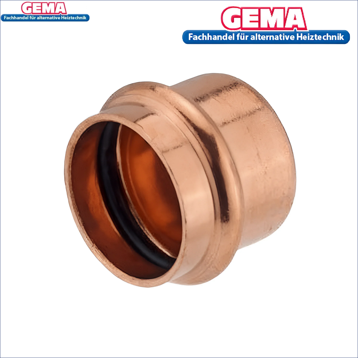 Kupferrohrfitting mit schwarzem Dichtung für pressfitting kappe, ideal für Boiler und Boiler-Zubehör