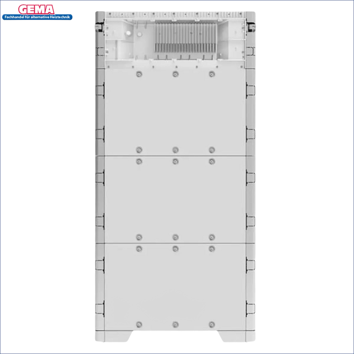 Weiße modulare Batteriespeicheranlage für die 10 kWp Photovoltaikanlage mit 10kW Speicher