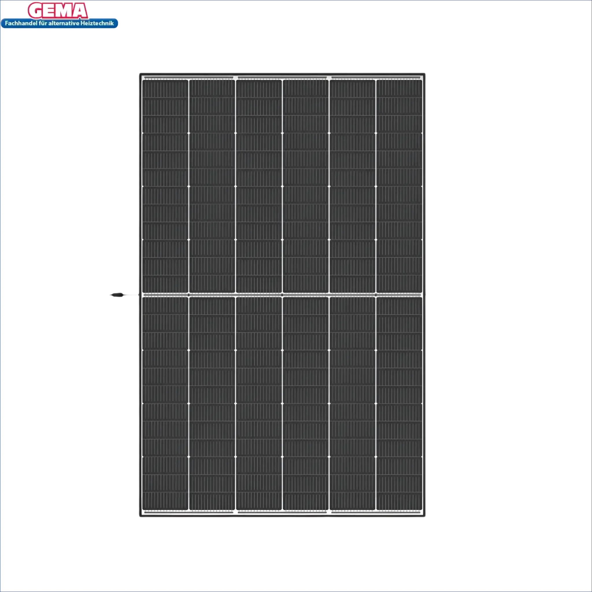 Rectangular Solar Panel für 10 kWp PV-Anlage mit Glas-Glas Black Frame und 15kW Speicher