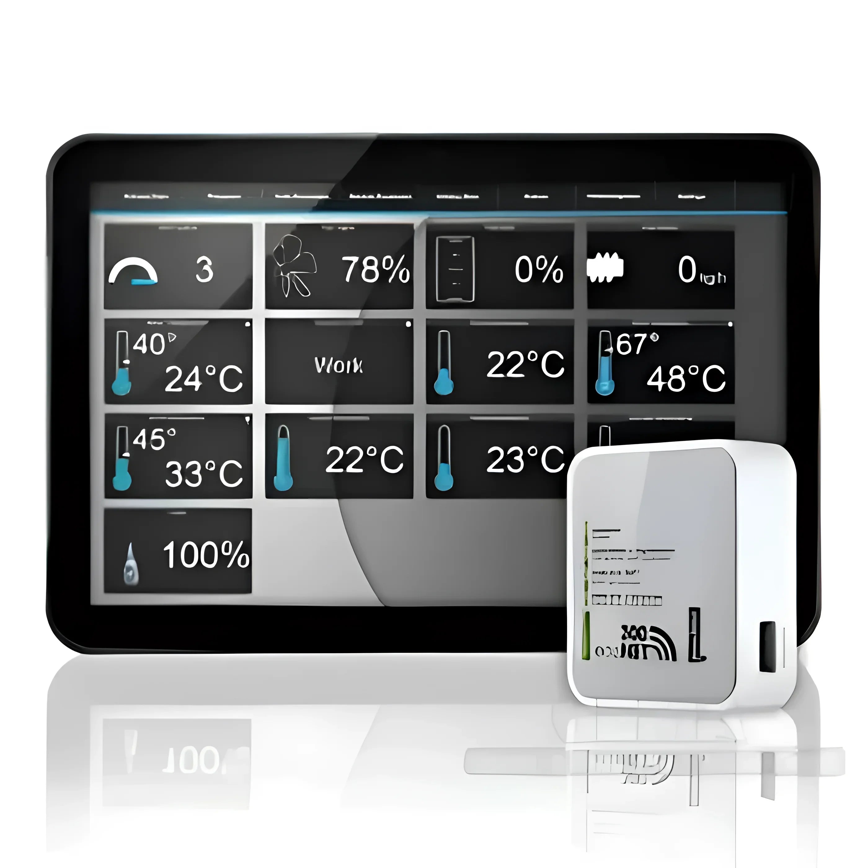 Smart Home Steuerung Gema Control 920 mit Internetmodul econet und strukturierte Menüführung