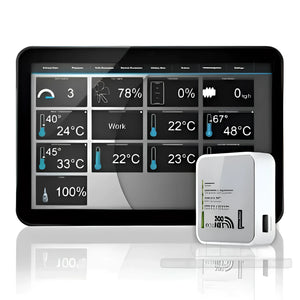 Smart Home Steuerung Gema Control 920 mit Internetmodul econet und strukturierte Menüführung