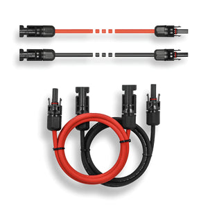 Solarpanelverbinderkabel für Balkonkraftwerk 1680Wp mit Hoymiles HMS-1600-4T Microinverter