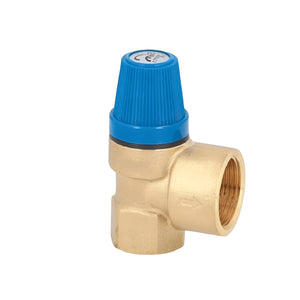 Brass Druckreduzierventil mit blauer Einstellungsknopf für Warmwasserspeicher 120L und Boiler