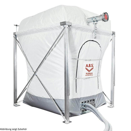 Pelletsilo FLACHBODEN inkl. Gestell.