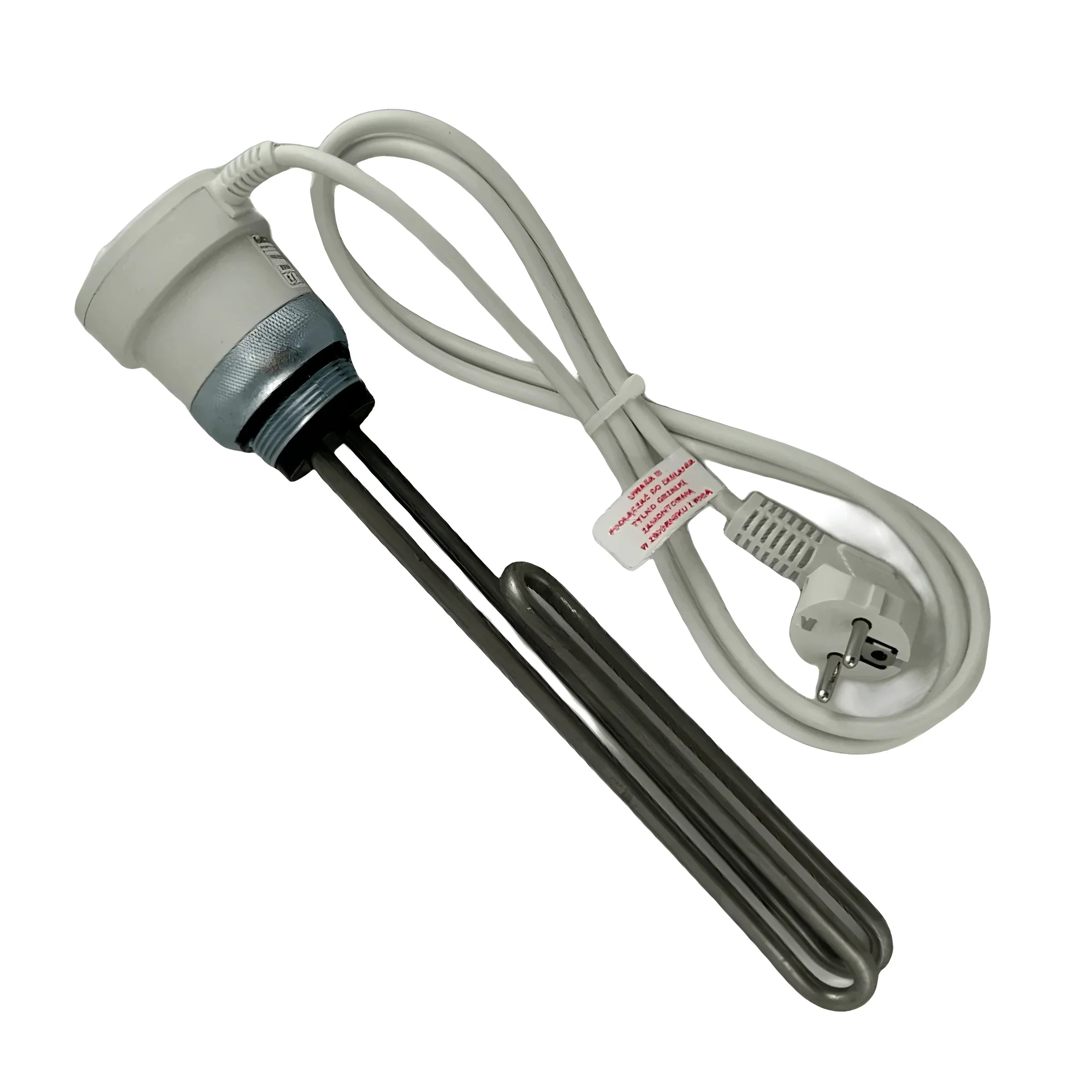 Immersionsheizer mit Elektrokabel und Stecker für Warmwasser mit Photovoltaik Heizstab