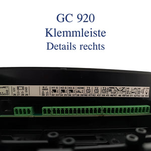 Elektrische Klemmenblock für Witterungsgeführte Heizungssteuerung Gema Control 920 mit Internetmodul Econet