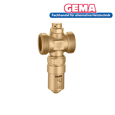 Caleffi Frostschutzventil verhindert Einfrieren in Heiz- und Kühlsystemen.