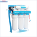 Blaue und weiße Umkehrosmoseanlage Pure Aquacalcium Wasserfiltrationssystem