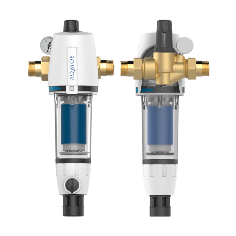 AQMOS R2D2-32 Water Softening System Set with Backwash Filter, Connection Set and Mounting Block