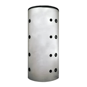 Komplettpaket Attack SLX Lambda Touch 35 kW plus Pufferspeicher mit Wärmetauscher.