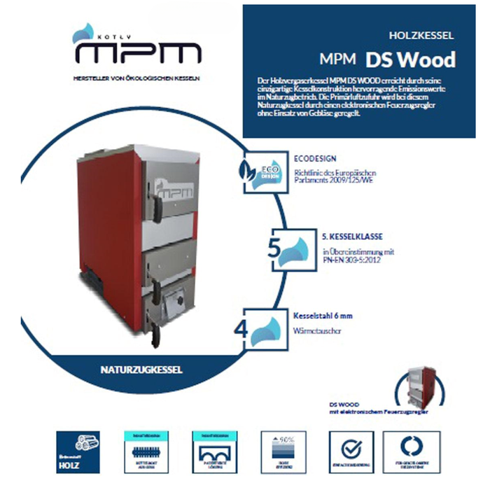 MPM DS WOOD 10 kW Festbrennstoffkessel