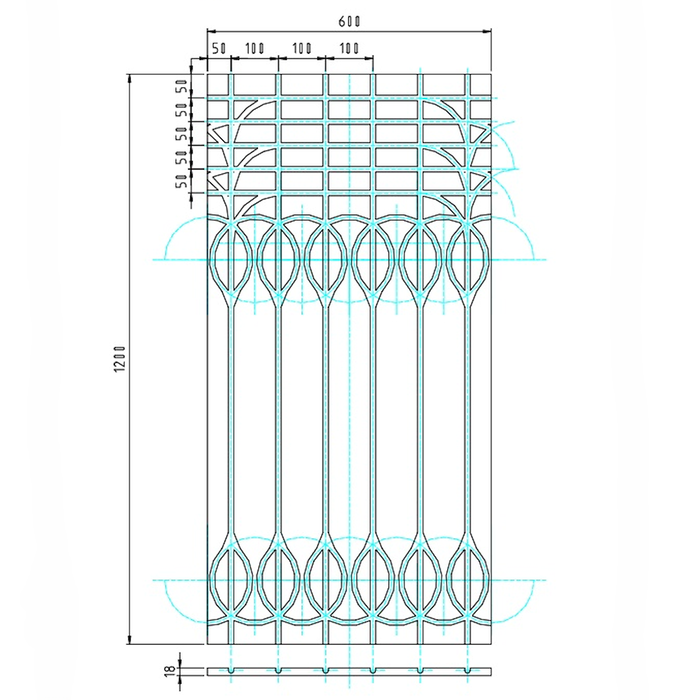 MDF-Flächenheizsystem Basisplatte 1200x600x18 🏠✨ – Effiziente Lösung für Fußbodenheizung mit superflachem Design.