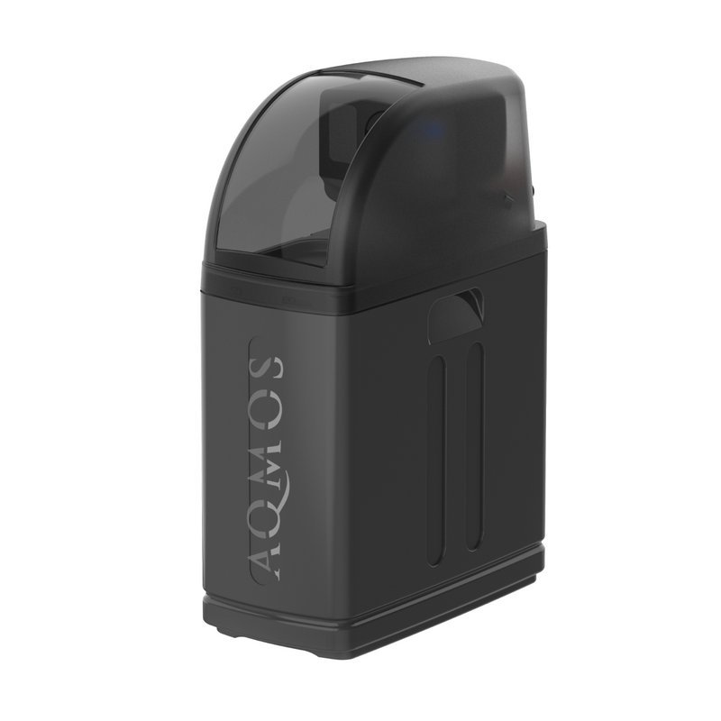 AQMOS R2D2-48 Black Edition Water Softening System Set with Backwash Filter, Connection Set and Mounting Block