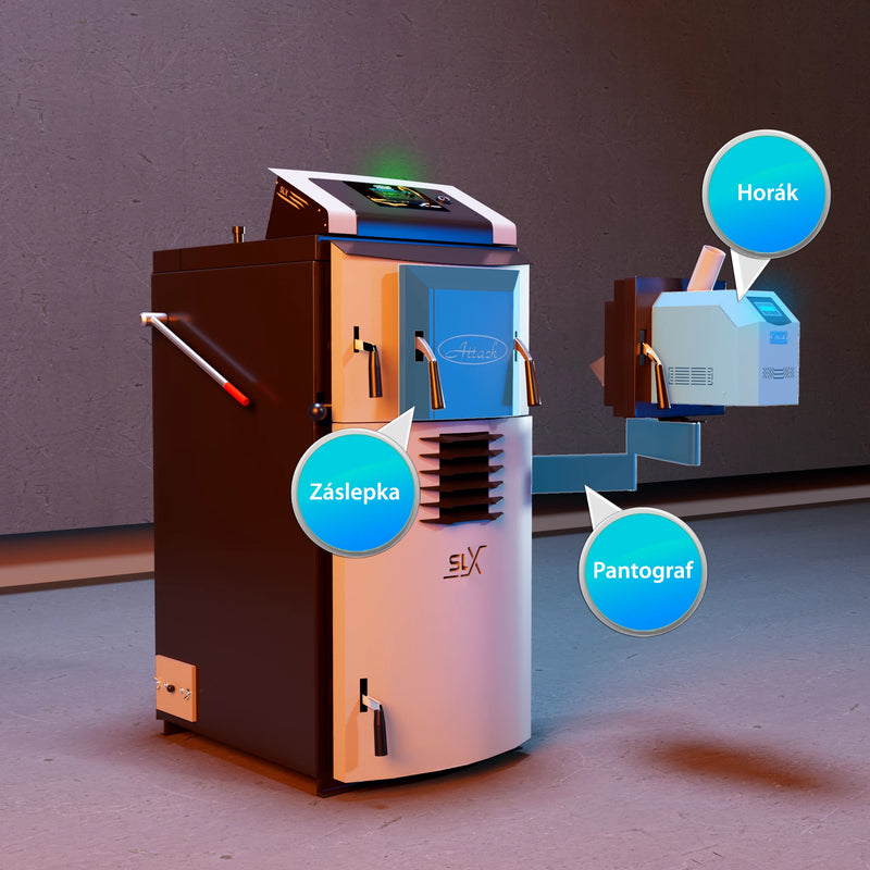 Attack SLX Kombi 30 kW - Holz- und Pelletkessel - Effizient heizen