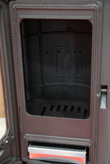 Chimenea de diseño Plamen Tara de hierro fundido, independiente del aire ambiente