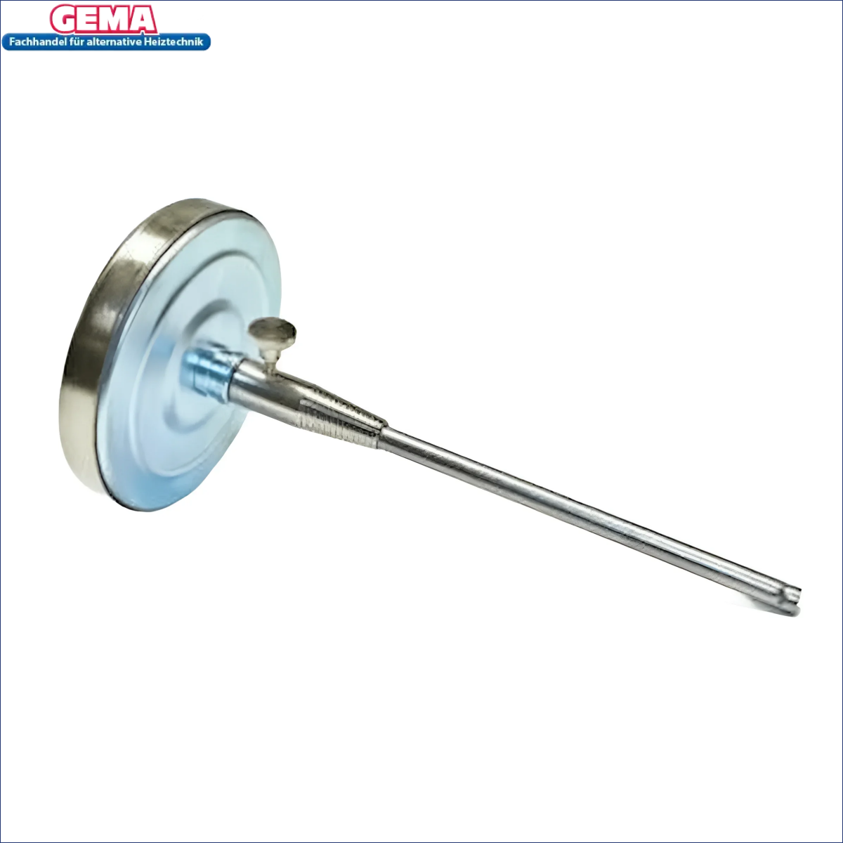 Rauchgasthermometer von Afriso für Boilers mit rundem Zifferblatt