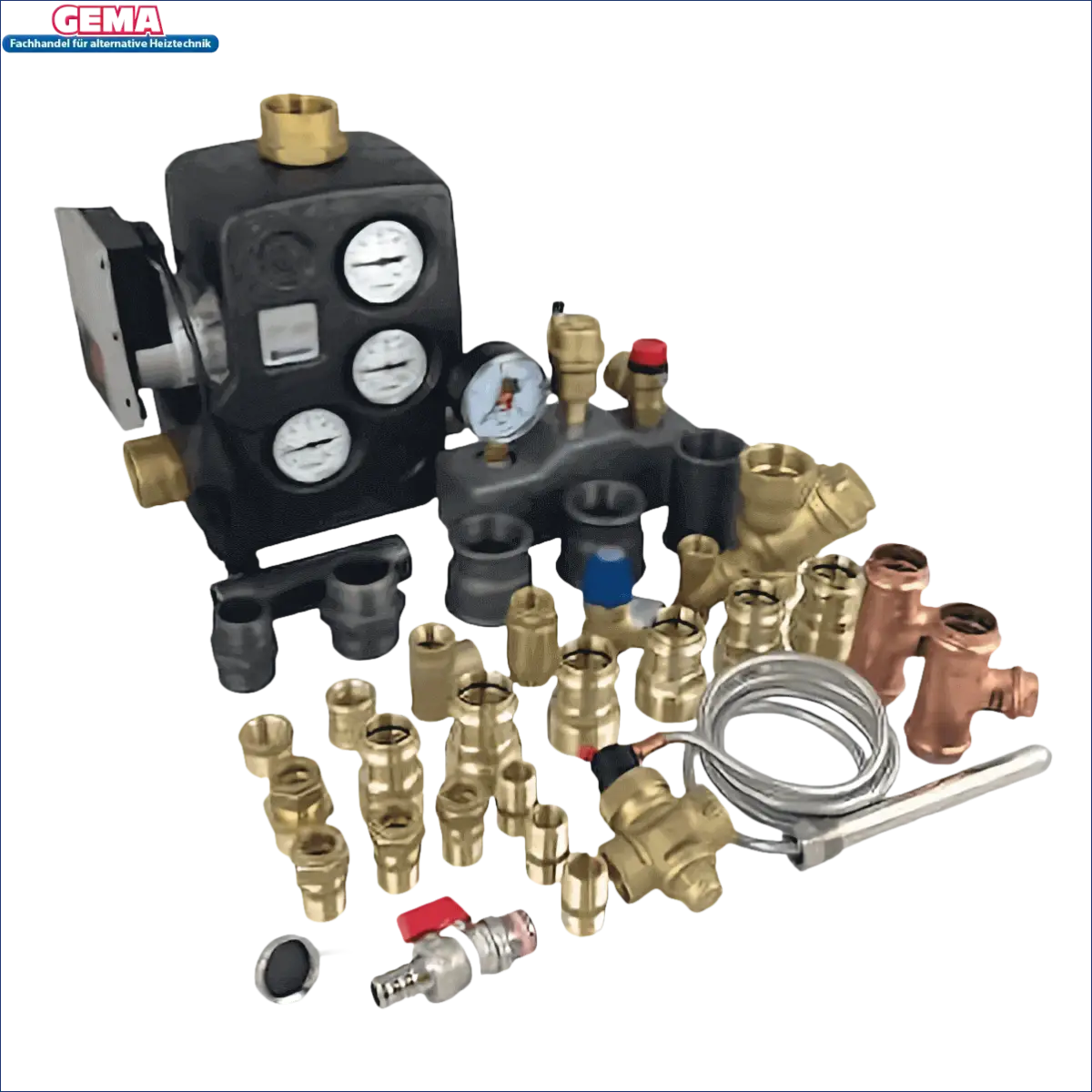 Plumbing and heating components for Anschlusspaket Atmos GSE bis 30 Kw