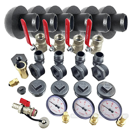 Solarpaket HP22 mit Heat Pipe-Technologie für Warmwasser und Heizung.