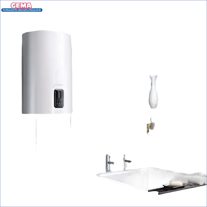 Weißer zylindrischer Wassererhitzer für Ariston LYDOS ECO Warmwasserspeicher 50-100 Liter