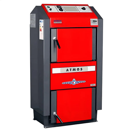 Atmos GS Holzvergaser 40 kW – Effizienter Vergaserkessel 🌲🔥 Häuser optimal heizen - GEMA Shop
