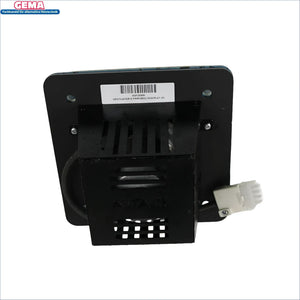 Schwarzes Metall-Elektronikbauteil für Attack Wood Pellet Gebläse Komplett
