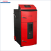 Roter und schwarzer Holzvergaser-Ofen im Attack SLX Profi 55 kW Design