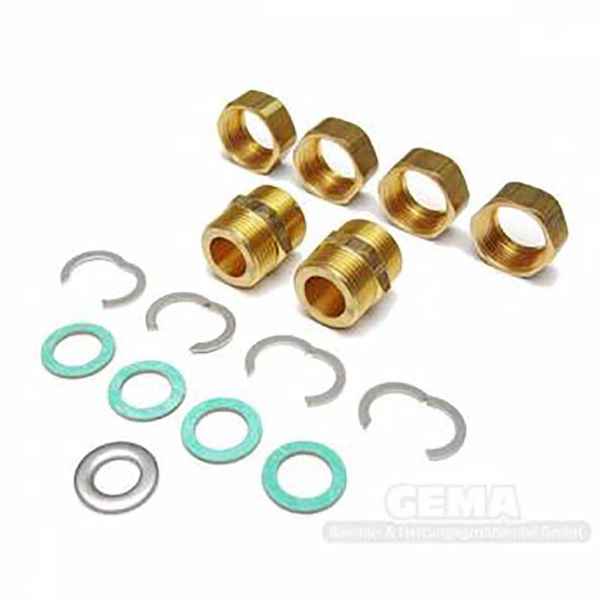 Basisfittingsatz für DN20 Solarleitung zur sicheren Montage und Verbindung - GEMA Shop