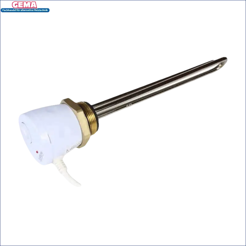 Immersion heater mit incoloy heizstab und einstellbarem thermostat für Brauchwasserspeicher