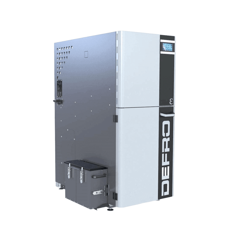 Defro Epsilon F Pelletkessel 25 kW mit autom. WT - Reinigung und Ascheaustragung - GEMA Shop