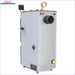 Silberweiße Heizplatte des Defro Firewood Plus 24 kW Heizgeräts