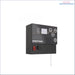 Schwarzes Defro Steuerungspanel am Offenen Festbrennstoffkessel Defro Firewood Plus 24 kW