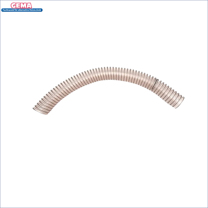 Flexible klare gummischlauch mit Rillen für DEFRO Pelletschlauch / Pelletfallschlauch