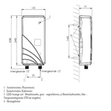Durchlauferhitzer 230V für den kleineren Warmwasserbedarf.