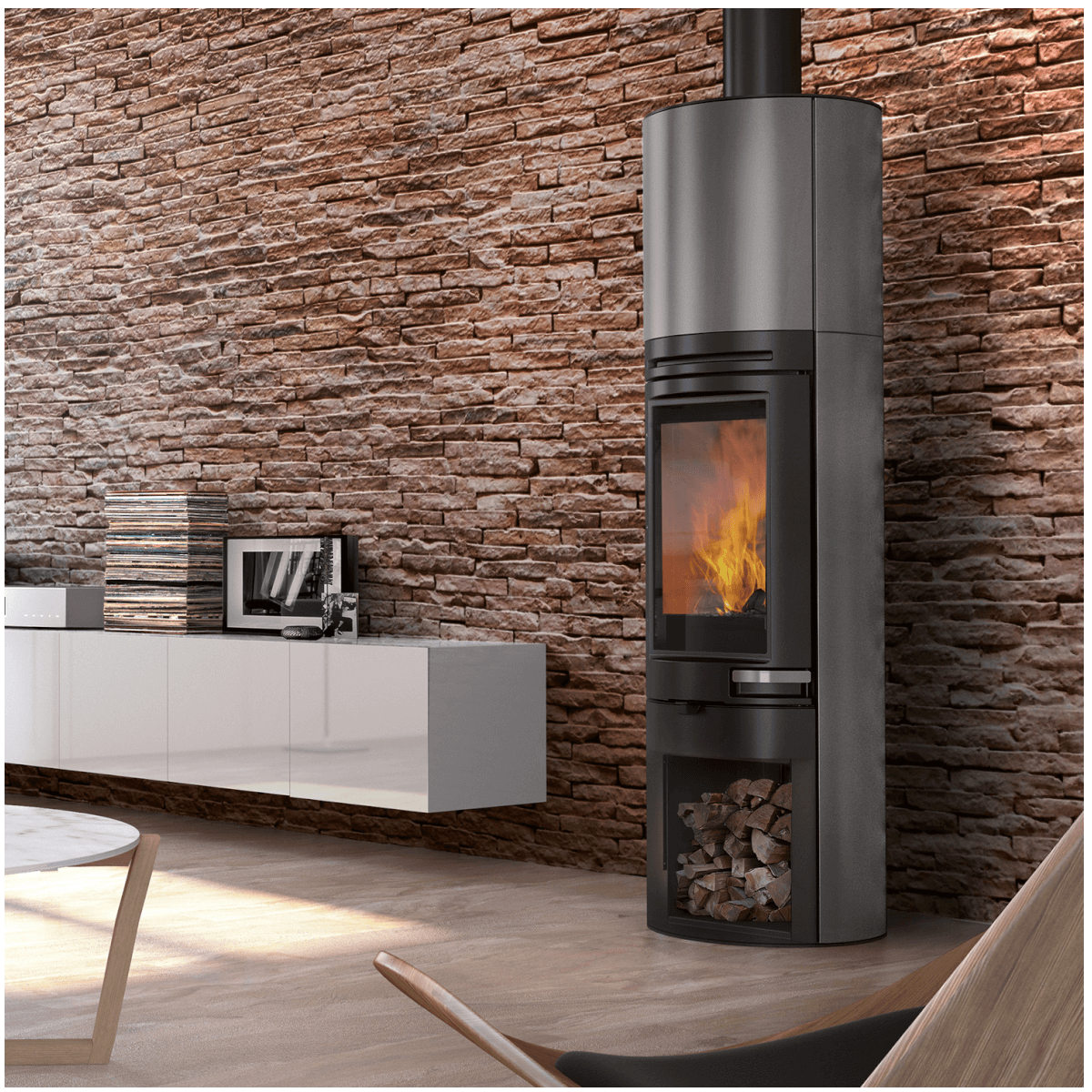 Edilkamin Tally S Evo 9,1 kW Kaminofen mit integrierter Scheibenspülung 🔥 - GEMA Shop