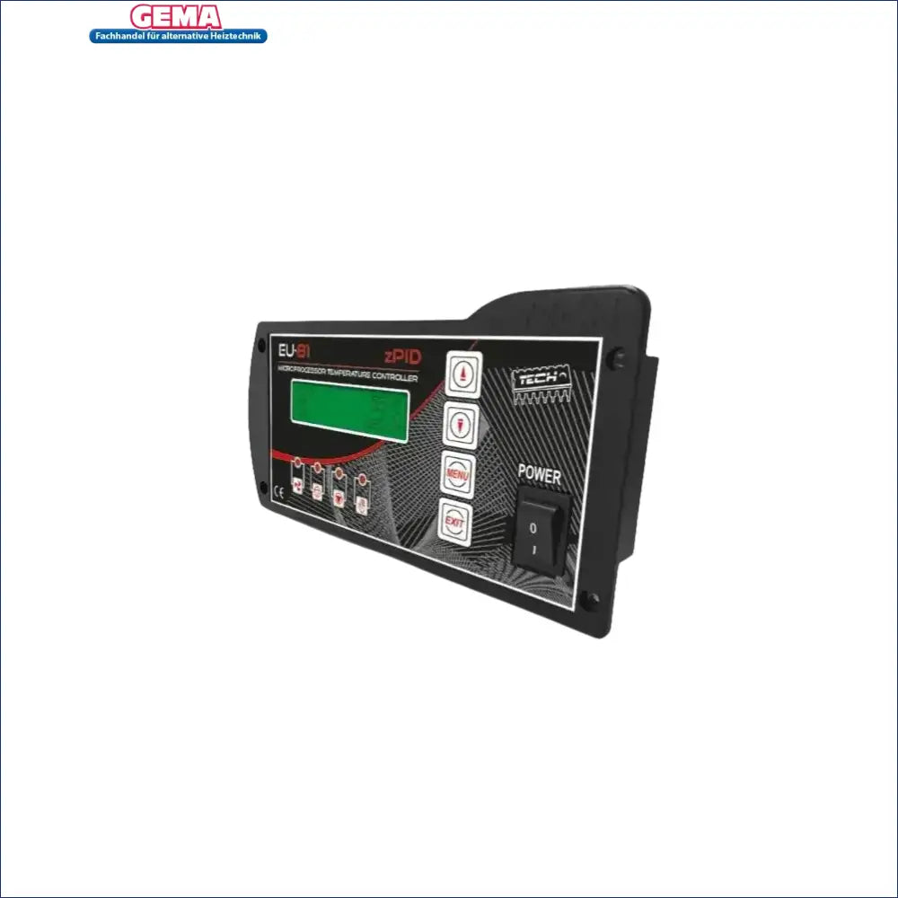 Schwarzer EU-81 Temperaturregler mit Buttons und Display für zPID Steuerung, vielseitige Funktion