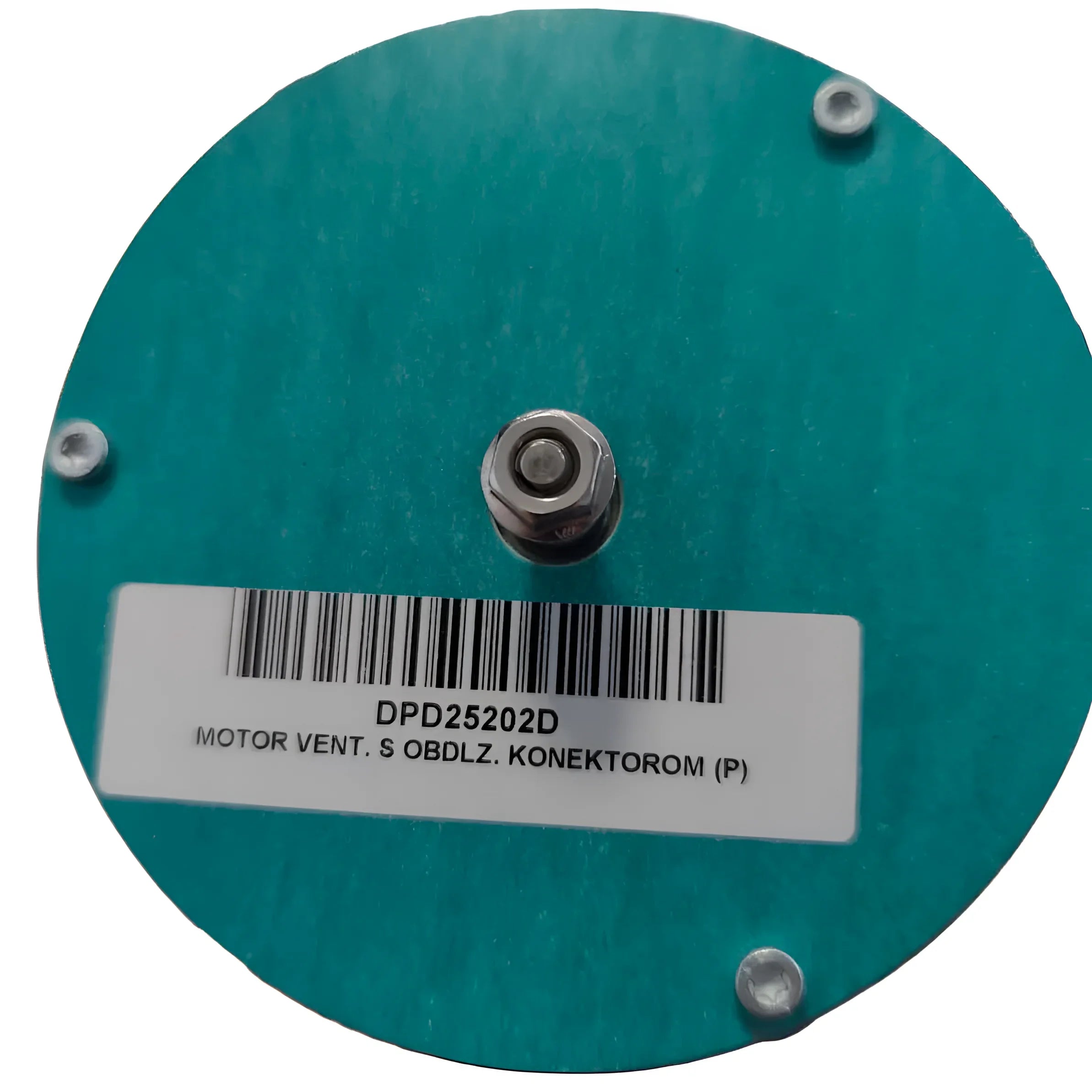 Tealfarbenes Round-Komponente mit Barcode, passend zu Holzvergaserkessel Attack Modelle SLX