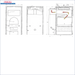 Technische Zeichnung des Vergaserkessels Rojek KTP mit Beschriftungen und Funktionen ✍️🔧. Analyse der Kesselbestandteile.