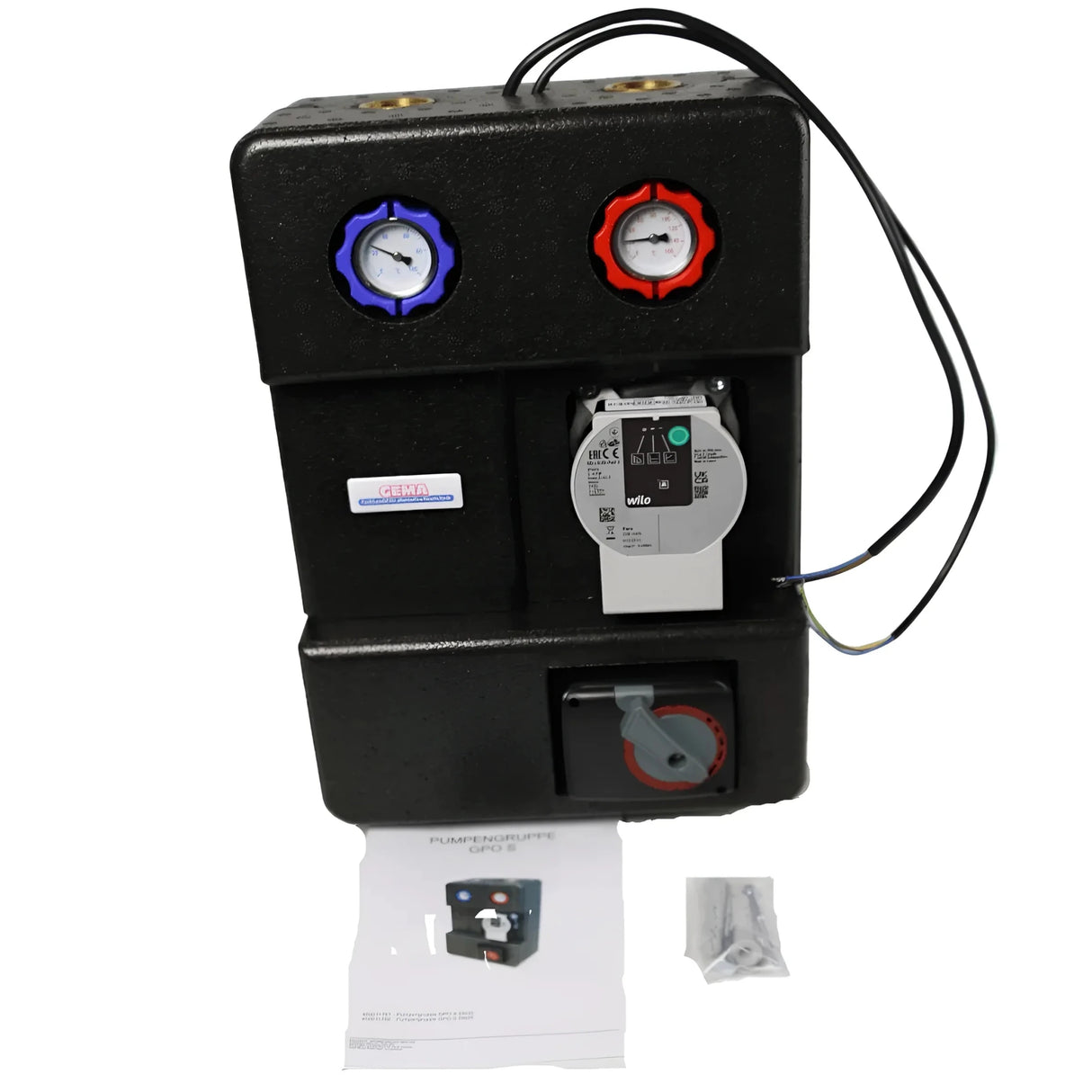 GEMA Pumpengruppe DN25 mit Dreiwege - Mischventil - GEMA Shop