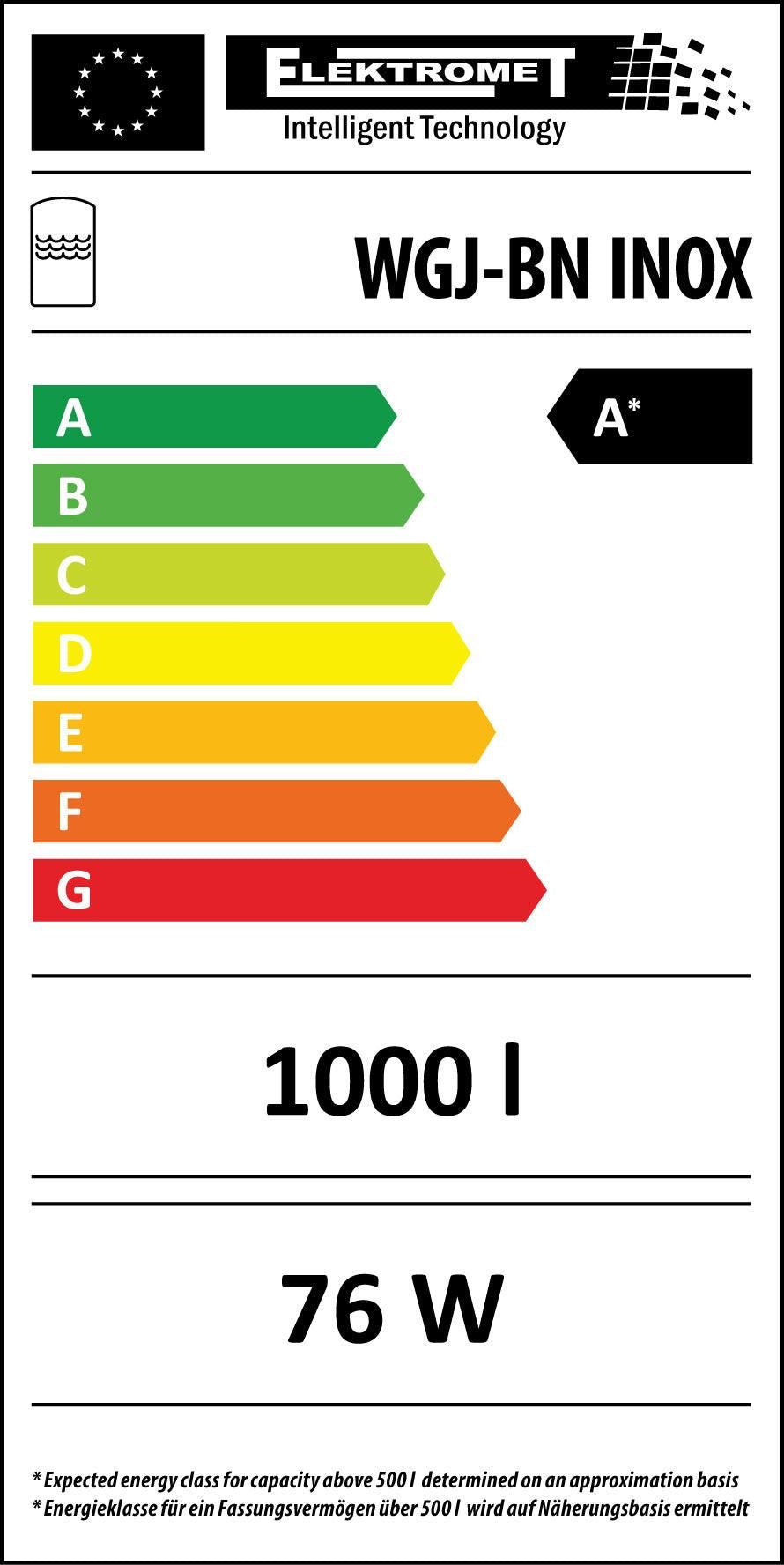 Hygienespeicher ohne Solarregister mit A Isolierung - GEMA Shop