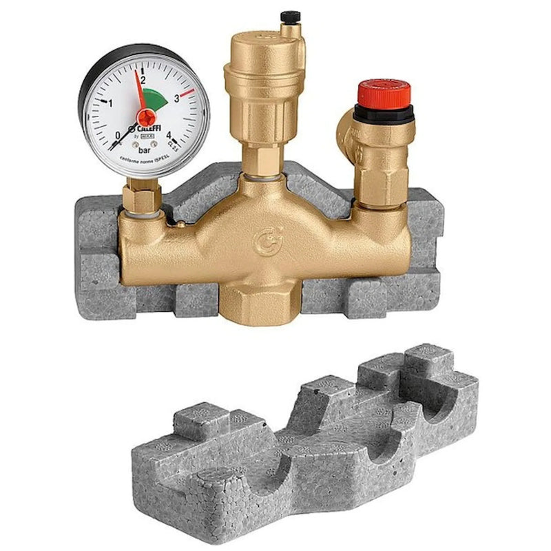 Kesselsicherheitsgruppe 1" Caleffi mit Druckregler für Heizungsanlagen - GEMA Shop