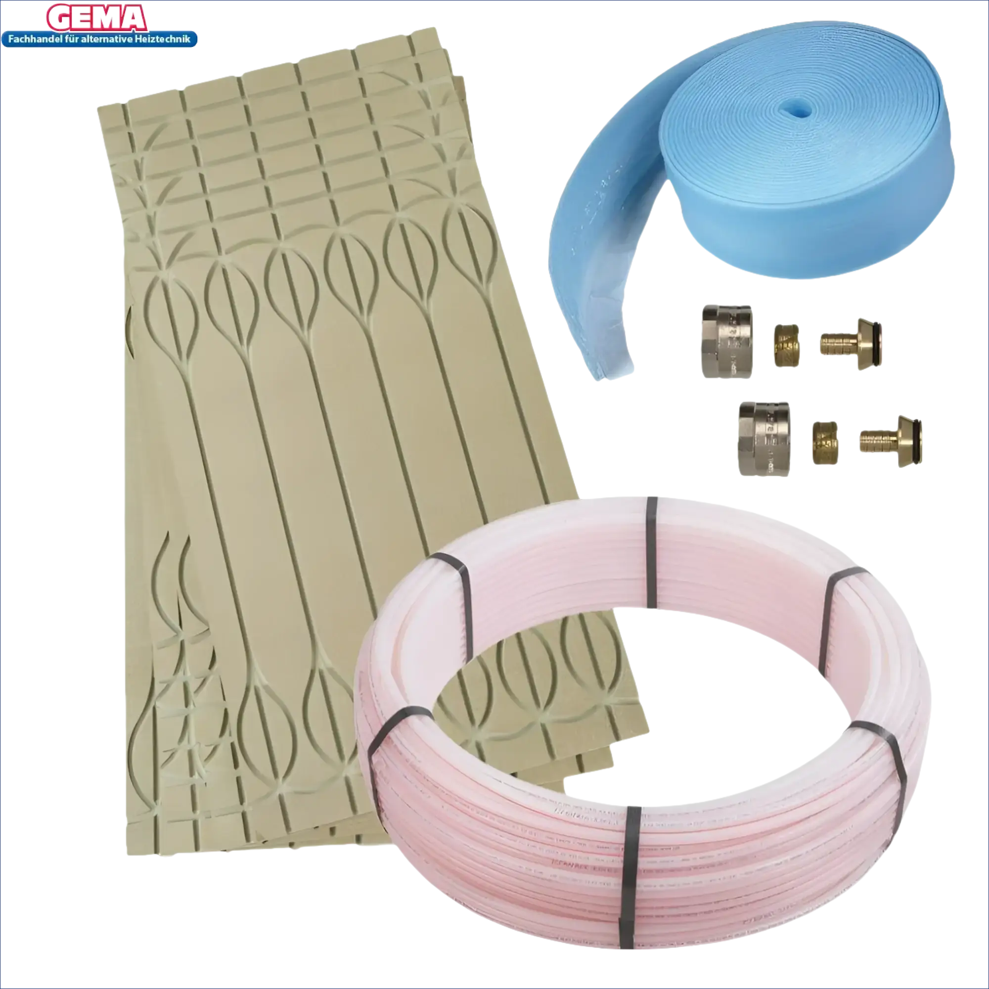 Bild eines Drip Irrigation Kits für das Öko Floor Flächenheizsystem Komplett Set 5,0m²