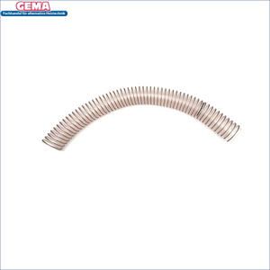 Flexible, klare, gerippte Ersatzschlauch für Boilermodelle Original Pelletschlauch ATMOS 65 mm