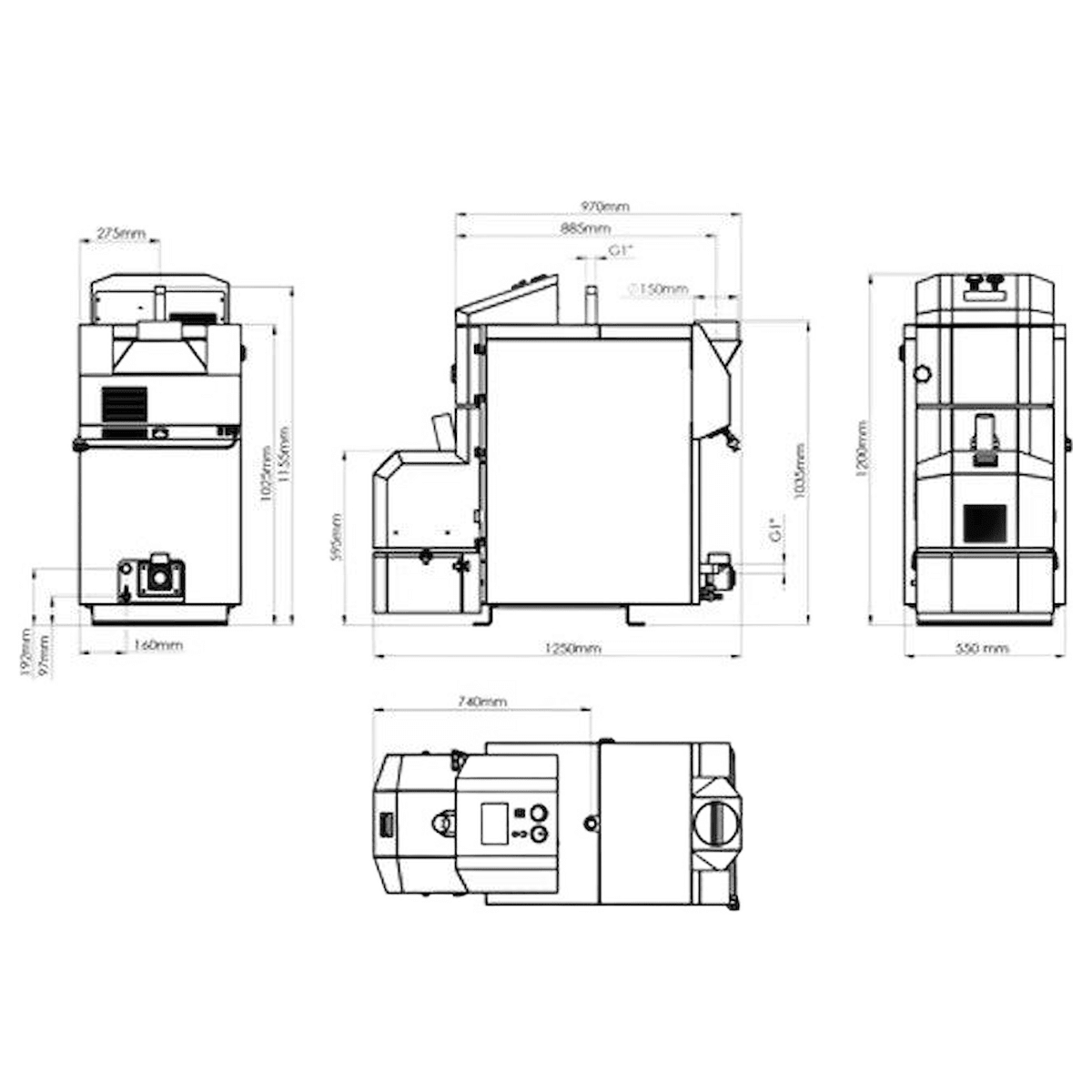 Pelletkessel Attack Pellet 30 Automatik Plus – Robust, Langlebig und Effizient - GEMA Shop