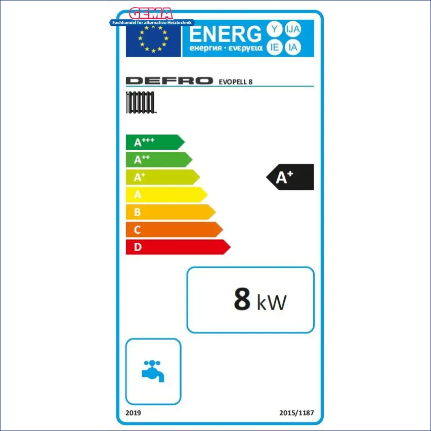 Pelletkessel EVOPELL von Defro 8 kW | 15 kW (förderfähig) - GEMA Shop